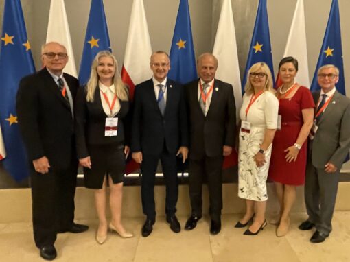 Polish American Congress officers at VI Worldwide Polonia Council in Warsaw and Pułtusk, Poland, June 28th- July 2nd.